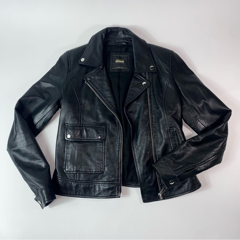 Zara Black Leather Jacket